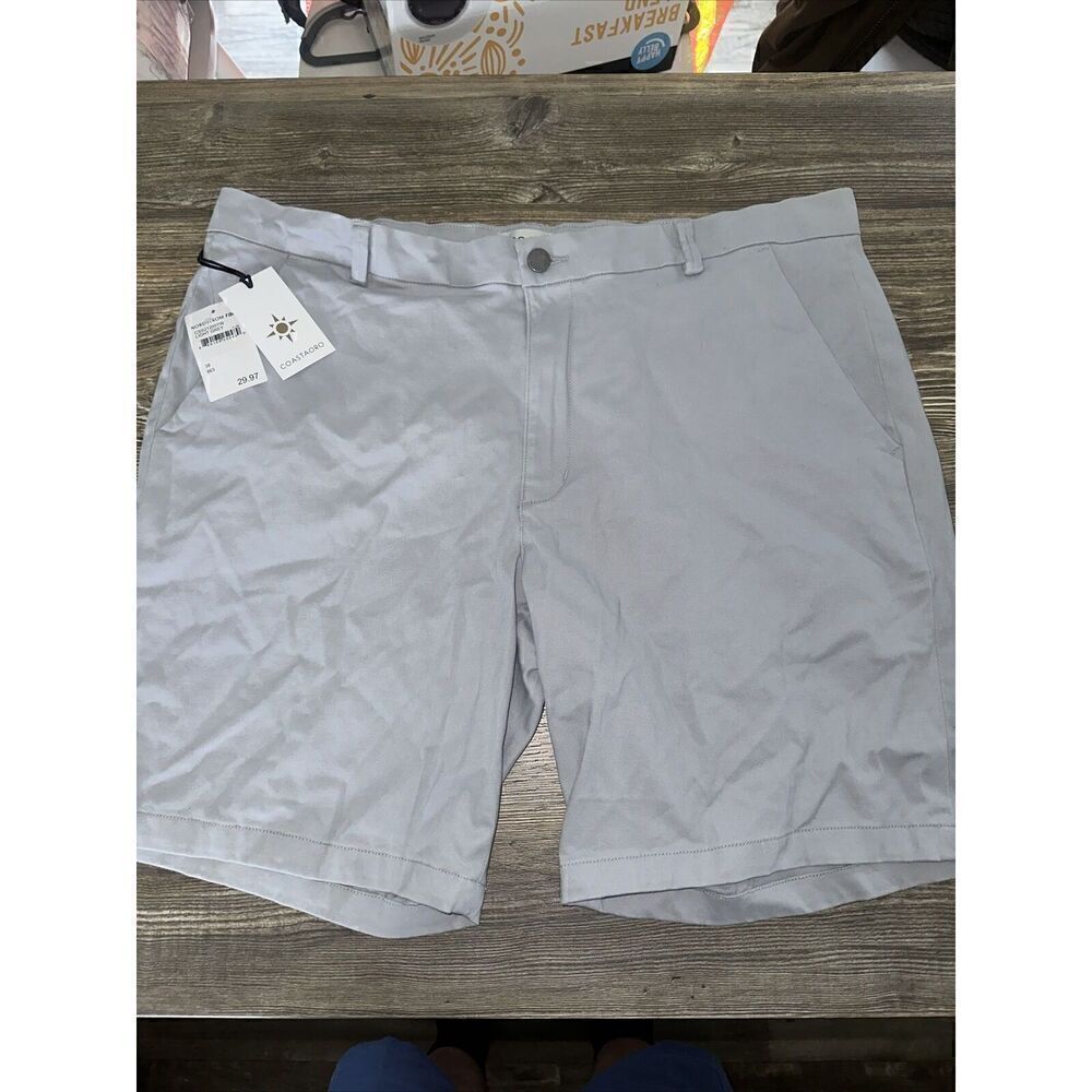 Coastaoro Shorts Light Grey Chino Men’s Size 38. NWT. 5